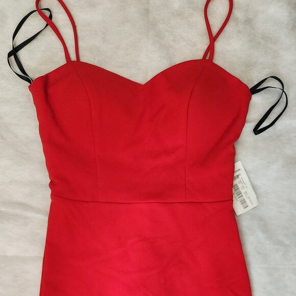 Red Strappy Back Long Maxi Dress – Size 3/4 - NWT - Picture 2 of 3
